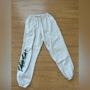 LONELY GHOST- text me lonely. Size L. Green and cream. Worn once.